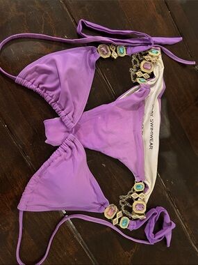 Bikini with rhinestones
